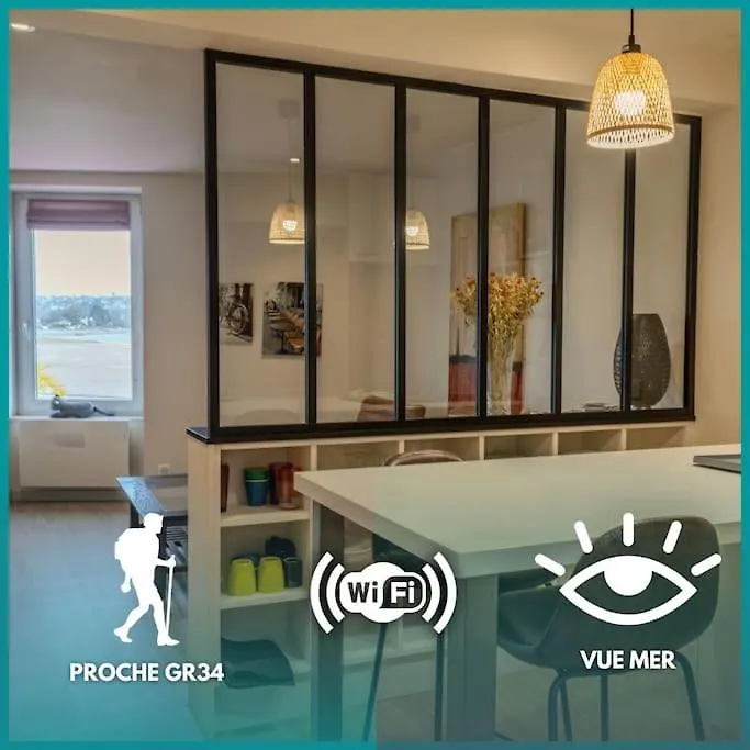 Ti Gwer - Vue Mer - Wifi Crozon France